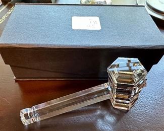 Crystal gavel