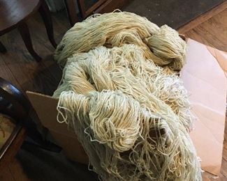 Large Amount Of Home Spun wool From This Farm