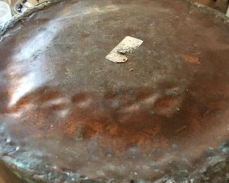 Hand Hammered Copper Pot Probably Original To The House