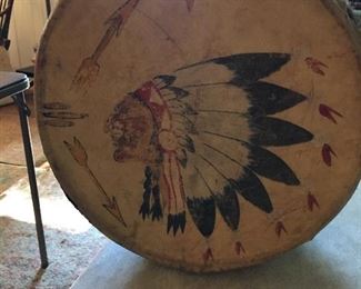 Early 20th Century Native American Tom- Tom Drum