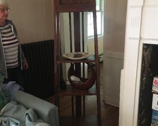 Mission Tall Clock /Book Shelf