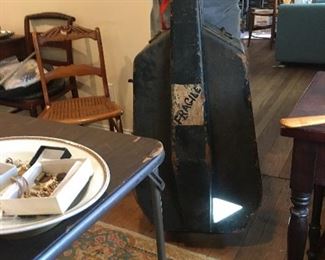 Vintage Cello Case Made Of Wood