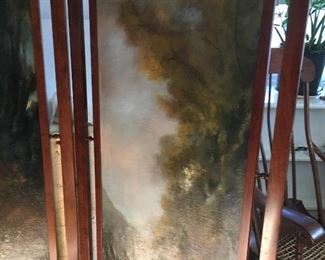 Barbizon screen done by an accomplished artist