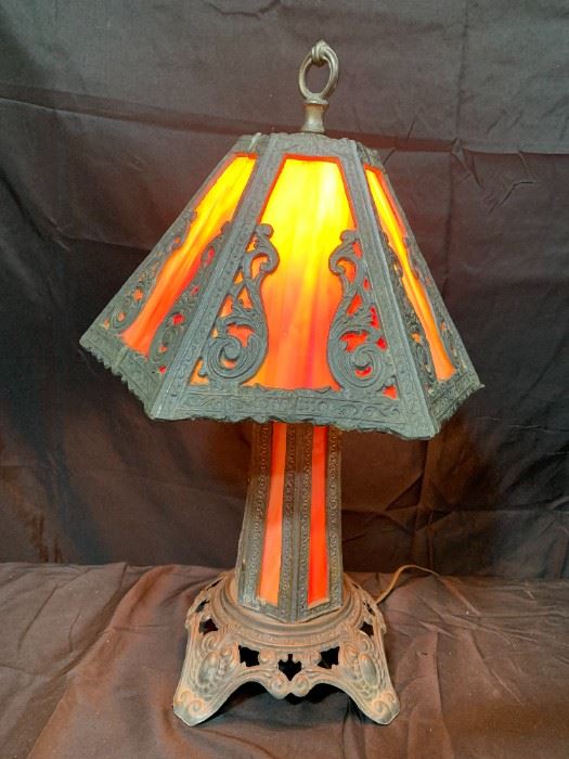 Stained, Slag Glass Shades, Lamps & Chandeliers... starts on 10/28/2022