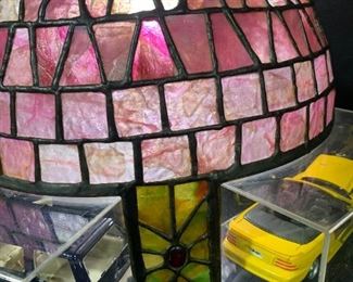 Handmade Leaded Glass Collectible Car Shade