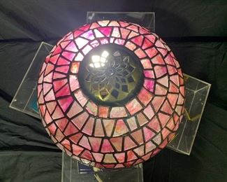 Handmade Leaded Glass Collectible Car Shade