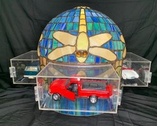Leaded Stained Handmade Glass Car Shade