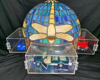 Leaded Stained Handmade Glass Car Shade