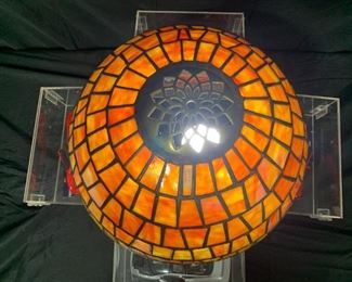 Leaded Handmade Glass Collectible Car Shade