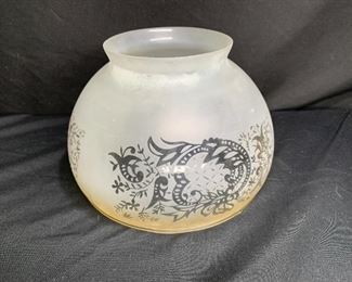  Frosted Etched Antique Glass Shade