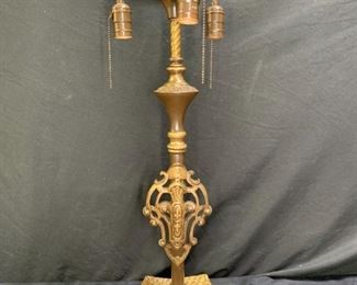 Art Deco 3 Light Lamp Base
