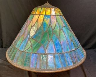 Pastel Leaded Stained Glass Shade

