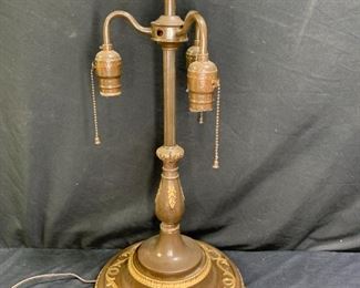 Baroque Gilded 3 Light Table Lamp Base