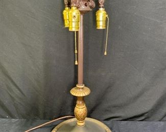 Nouveau Pineapple 3 Pillar Light Table Lamp