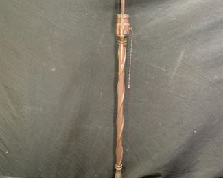 Antique Nouveau Leaf Pattern Base