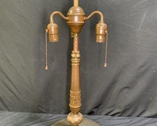  Brown 3-Light Table Lamp