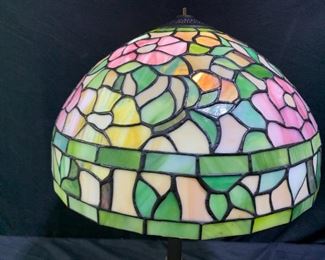 Floral Stained Glass Shade