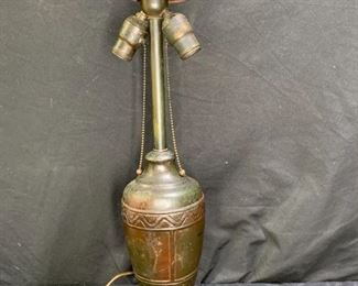 Vintage Brass Roman Revival Urn Lamp Base