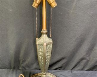 2-Light Metal Lamp Base