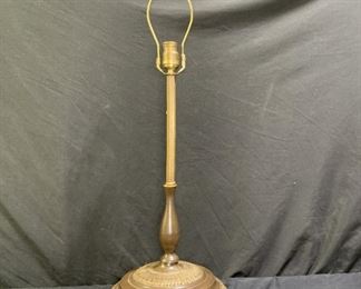 Antique Rococo Style Gilt Table Lamp
