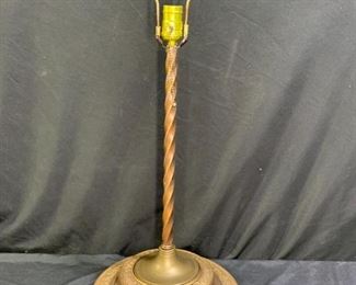 Twisted Rope Pillar Style Table Lamp
