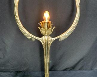 Art Nouveau Style Hoop Lamp
