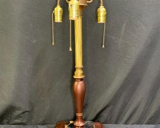 Universal Lamp Marble Base 3-Light Lamp