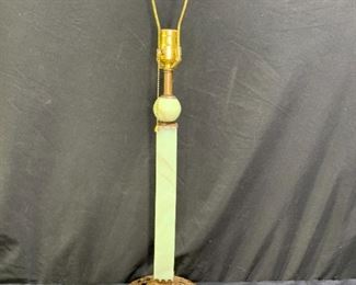  Art Deco Jadeite Lamp Base