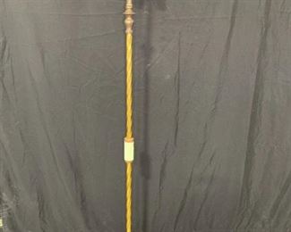 Antique Victorian Jadeite Floor Lamp
