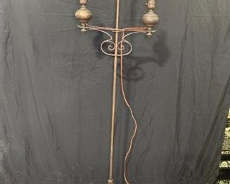 Antique Converted Victorian Piano Lamp
