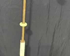 Antique Italian Jadeite Bridge Floor Lamp
