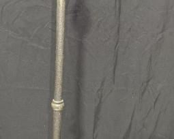 Antique Metal & Wood Floor Lamp

