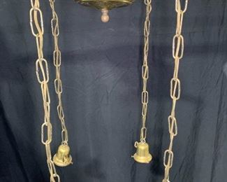 Antique Brass 4-Light Ceiling Fixture
