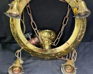 Antique Pan 5 Light Chandelier
