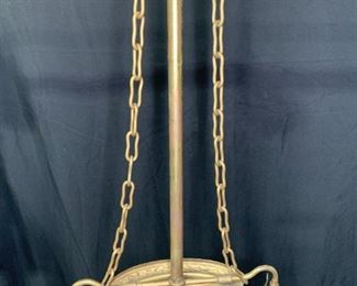 Antique 2 Light Converted Gas Fixture
