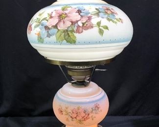 Painted Electrified Gone w/the Wind Lamp
