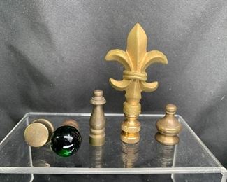 5 Vintage Finials
