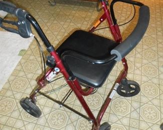 Rolling Walker with Seat