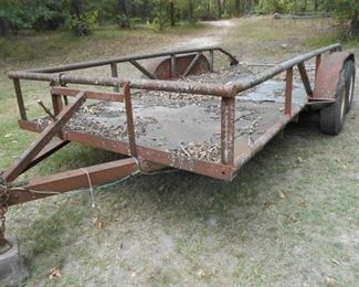Trailer   7x16  metal floor