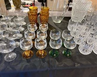 Nice collection of vintage barware