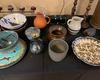Nice selection of local pottery 