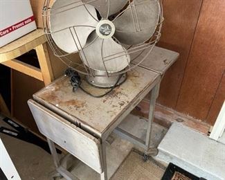 Vintage four blade fan
