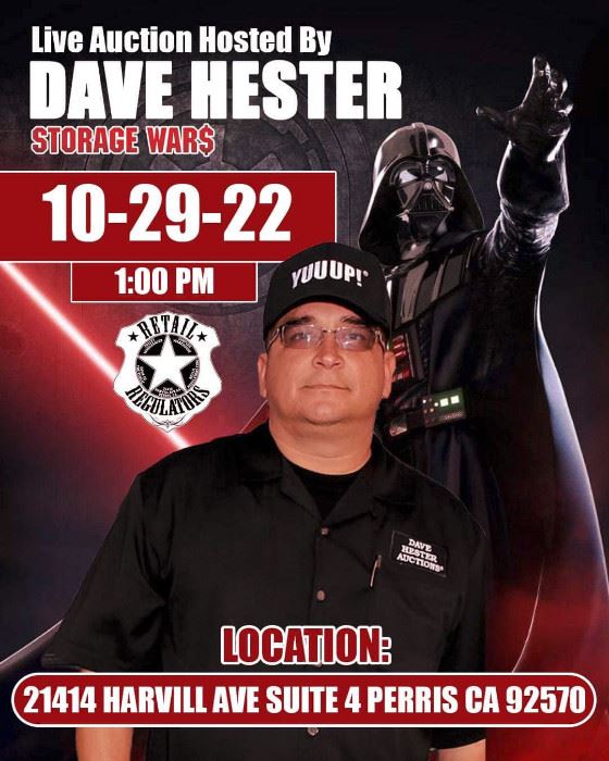 Retail Regulators Liquidation Auction Perris starts on 10/29/2022