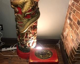 Items Located In The Hallway Across From The Dining Room