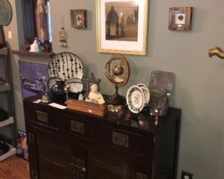 Items Located In The Hallway Across From The Dining Room