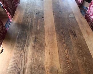 Beautiful Custom Made From Old Barn Door Farmhouse Dining Table ~ 8’ X 4’ ~ Seats 10
