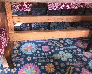 Beautiful Custom Made From Old Barn Door Farmhouse Dining Table ~ 8’ X 4’ ~ Seats 10