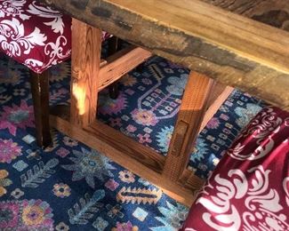 Beautiful Custom Made From Old Barn Door Farmhouse Dining Table ~ 8’ X 4’ ~ Seats 10