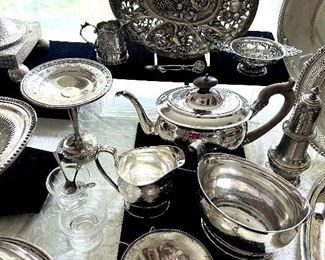 MORE STERLING & sone Silverplate sprinkled in