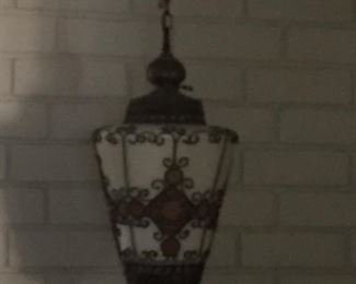 One of several unique lamps. 